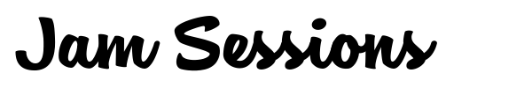 Jam Sessions font preview